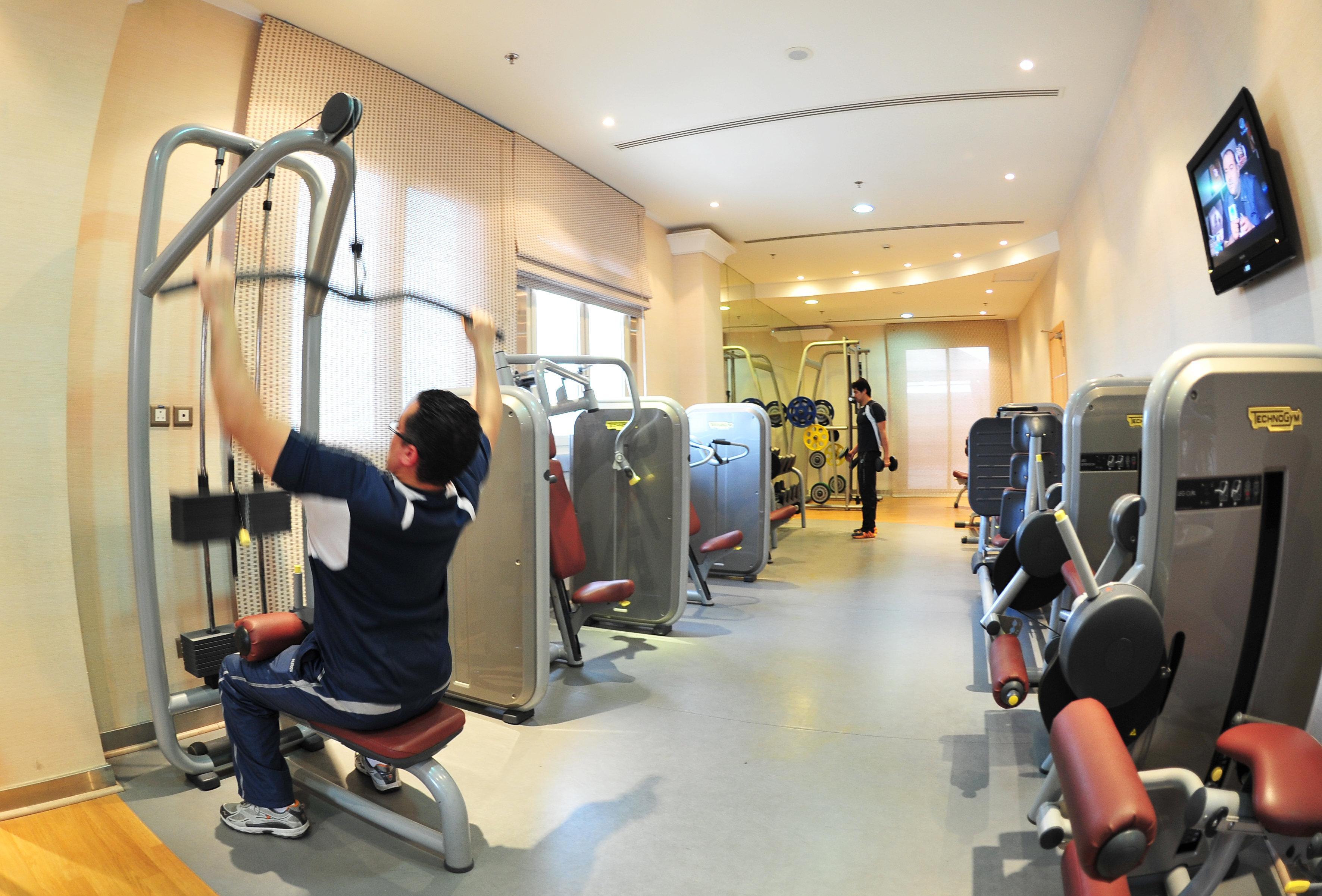 Crowne Plaza Al Khobar By Ihg Ξενοδοχείο Εξωτερικό φωτογραφία A gym in a hotel